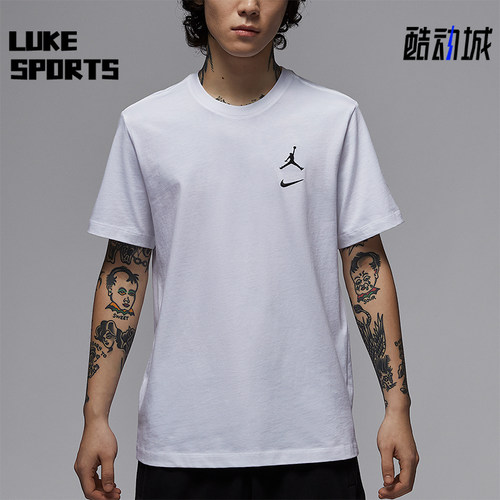 Nike/耐克正品JORDAN男士透气简约户外经典休闲短袖IB8915-100