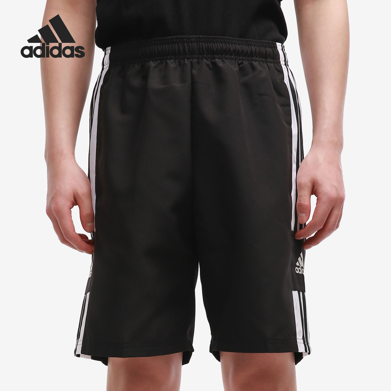 Adidas/阿迪达斯正品 SQ21 DT SHO男子夏季足球运动短裤GK9557 - 实物图