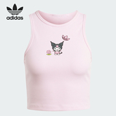 TOP TANK K女士卡通印花运动背心JG8051 阿迪达斯正品 Adidas