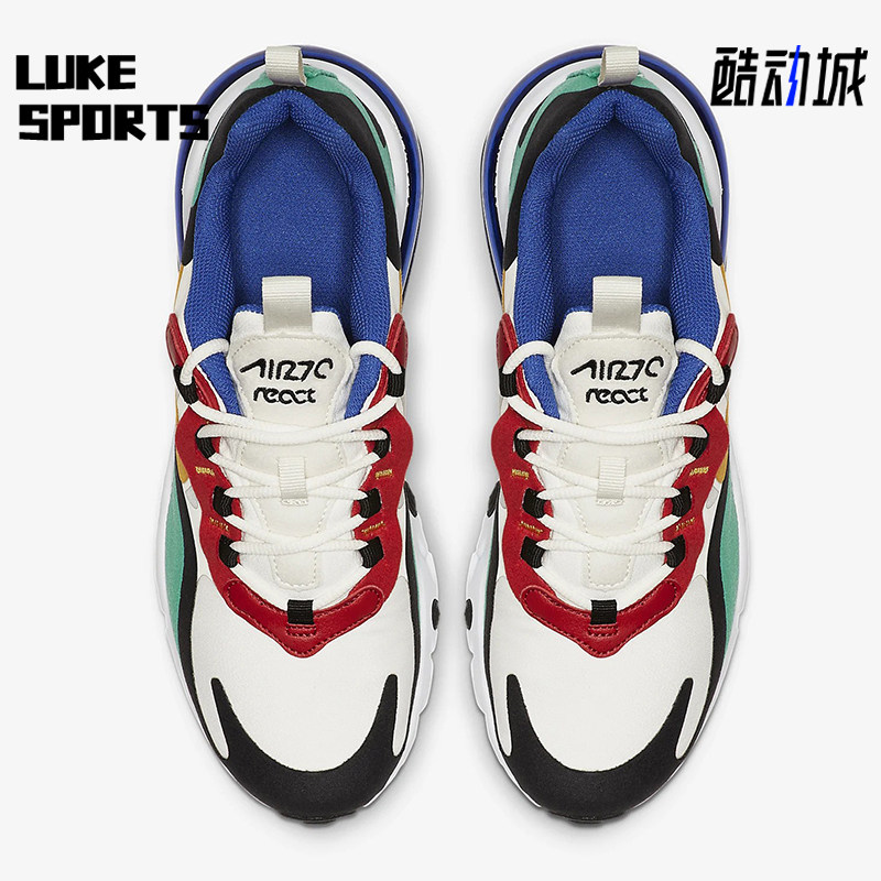 Nike/耐克正品AIRMAX270REACT新款白红色经典鞋跑步鞋BQ0103-01