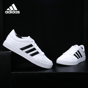 Adidas/阿迪达斯正品VS SET低帮男子经典款运动系带板鞋 BC0130