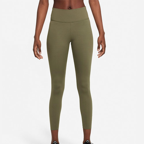 耐克女子高腰跑步紧身九分裤