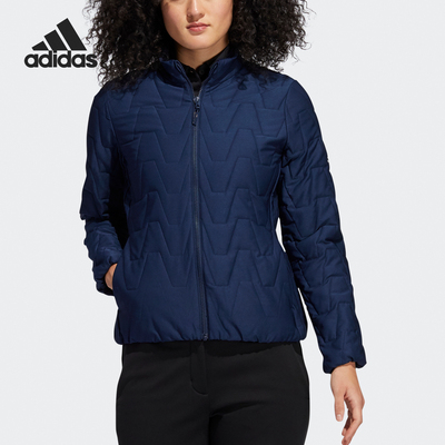 Adidas/阿迪达斯正品2025女士 高尔夫立领保暖运动棉服GH5288