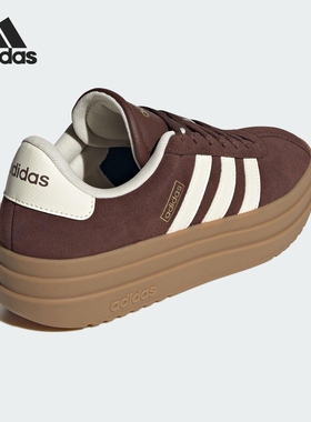 Adidas/阿迪达斯官方正品VL COURT BOLD女士厚底运动板鞋KJ6856