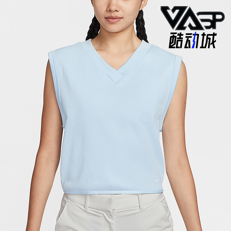 Nike/耐克正品2025女士运动V领套头高尔夫耐穿透气上衣IH0940-441