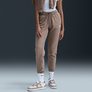 耐克正品 DQ5192 2025秋季 女士耐穿针织松紧腰休闲长裤 214 款 Nike