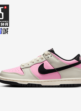 Nike/耐克正品Dunk Low GS女子大童运动复古系带板鞋FB9109-601