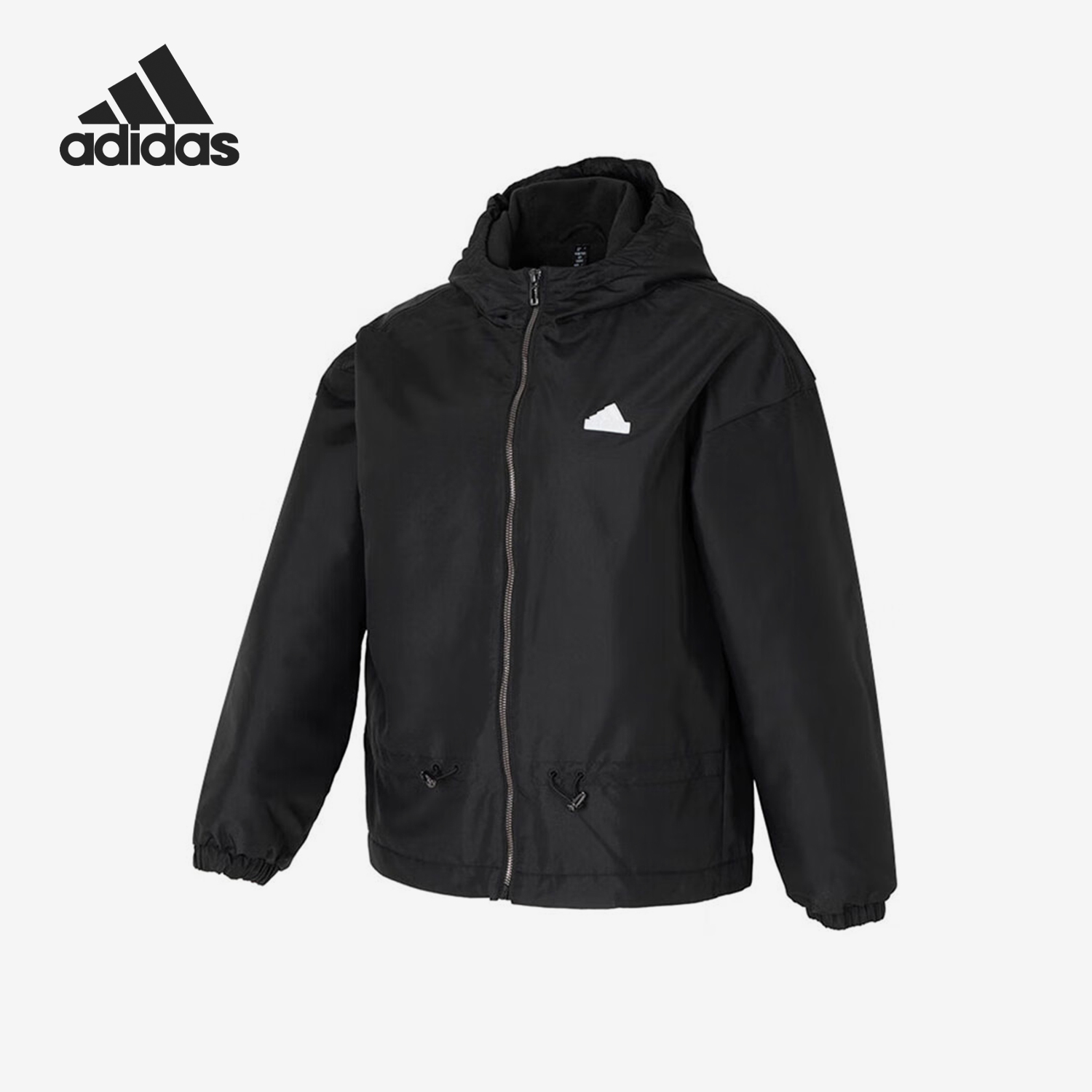 Adidas/阿迪达斯官方正品TECH WV JKT女士防风加绒连帽外套IM8813