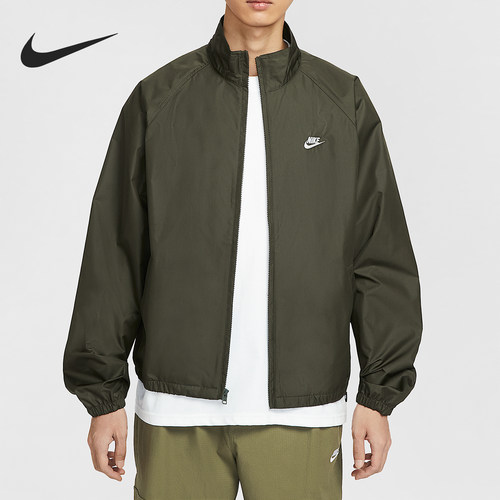 Nike/耐克正品春秋男士立领拉链复古简约夹克外套HV1140-355
