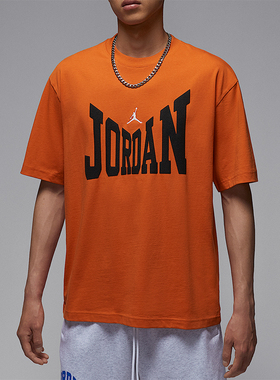 Nike/耐克正品JORDAN男士圆领运动休闲透气印花短袖HV3895-805