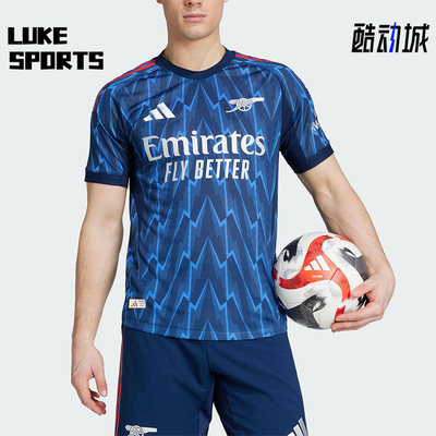 Adidas/阿迪达斯正品ARSENAL 25/26男士运动修身比赛短袖JI9510