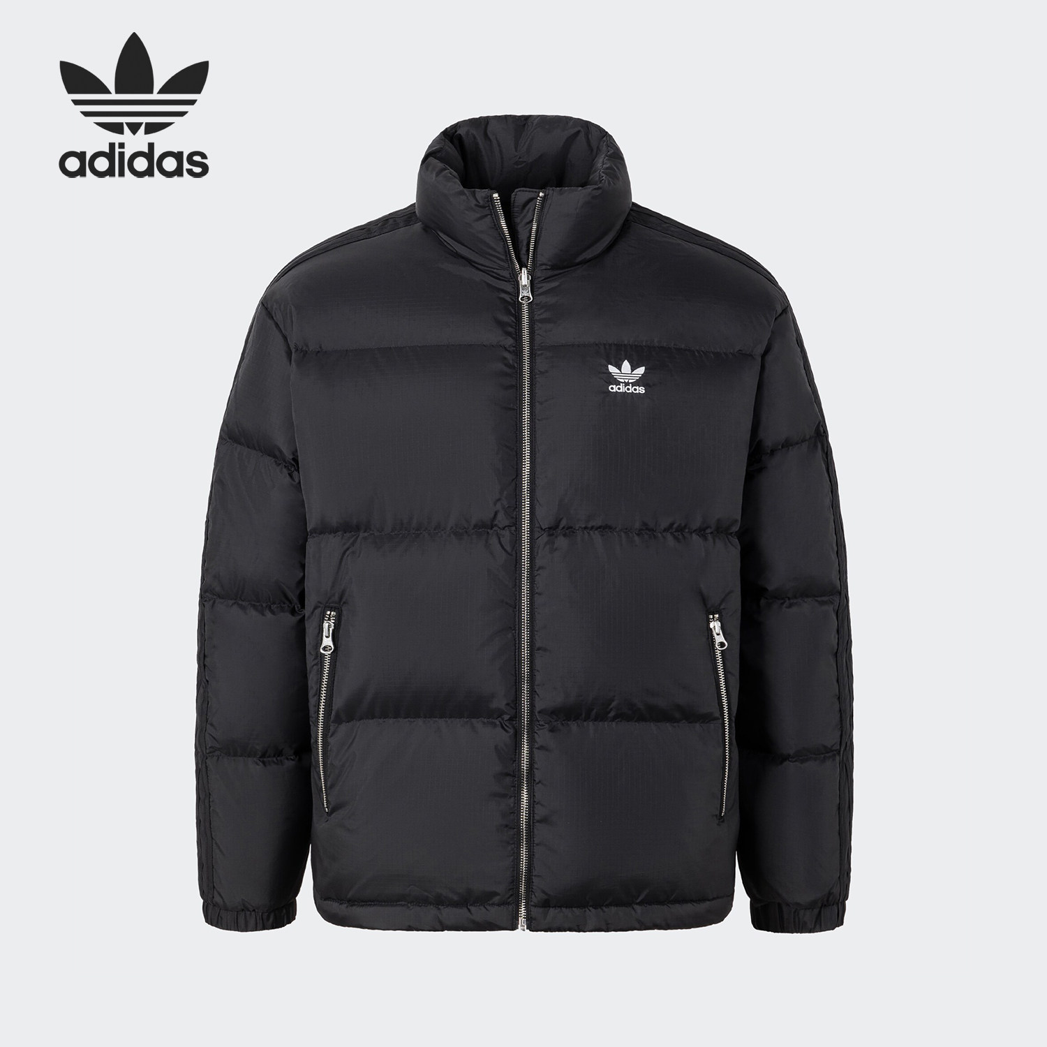 Adidas/阿迪达斯正品三叶草男女保暖鸭绒面包羽绒服JW1371