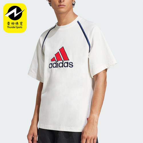 Adidas/阿迪达斯正品2025夏季款男士经典针织运动圆领短袖IM7840