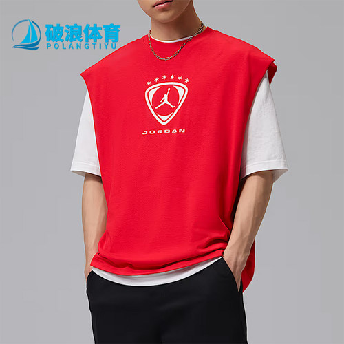 Nike/耐克正品Jordan男士排汗无袖透气训练运动T恤IR1884-657