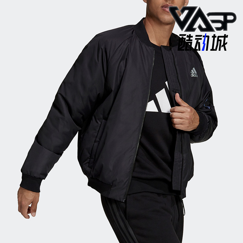 阿迪达斯男子舒适保暖运动棉衣