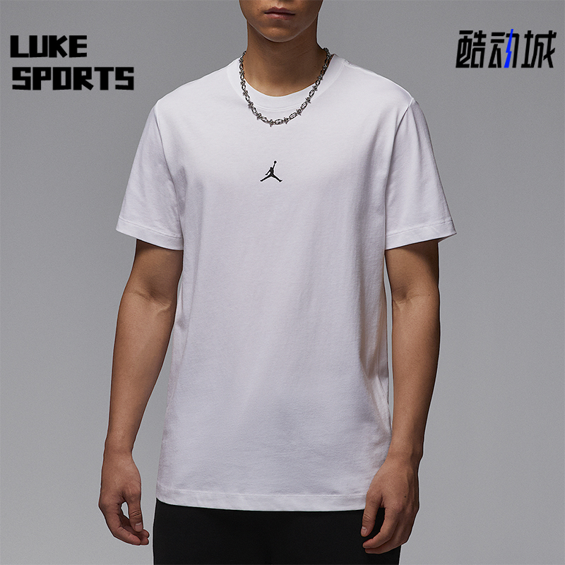 Nike/耐克正品夏季新款JORDAN男士简约经典圆领短袖IB7521-100