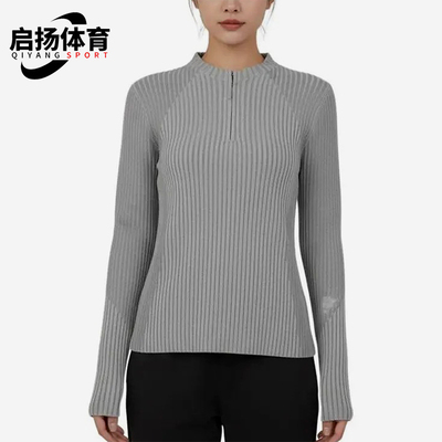 Adidas/阿迪达斯正品S新款女灰色运动休闲经典亲肤针织衫KR7548