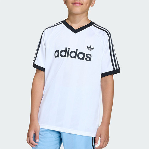 Adidas/阿迪达斯正品三叶草大童经典亲肤运动针织短袖T恤KE2841