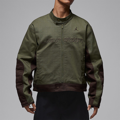 Nike/耐克正品JORDAN男士休闲立领运动日常赛车外套HV1049-222