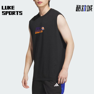 Adidas/阿迪达斯正品BB GRAPHIC TANK男士经典无袖篮球背心KC0310