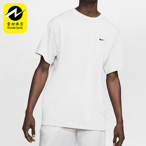 Nike/耐克正品夏季新款男士针织简约户外运动短袖DA0321-100
