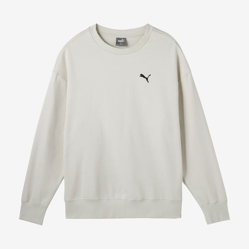 Puma彪马正品ESS CREW FL男女圆领弹性运动卫衣/套头衫632292-87