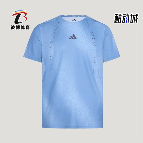 Adidas/阿迪达斯正品夏季款男士亲肤透气经典运动短袖T恤KY5051