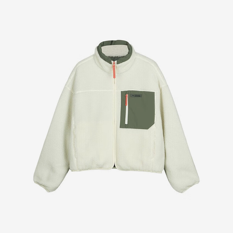 斯凯奇正品女子简约休闲棉服