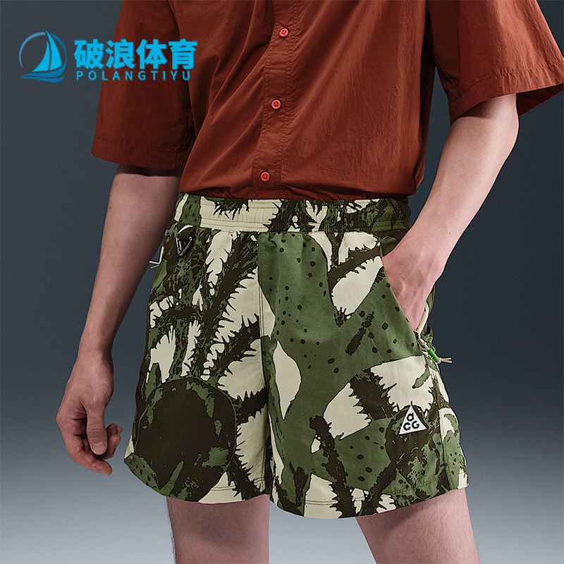 Nike/耐克正品夏季男士休闲时尚印花宽松轻质运动短裤HV0596-229