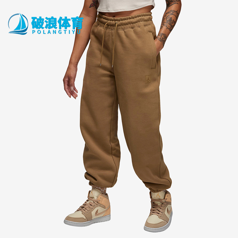 耐克女子系带宽松束脚休闲长裤