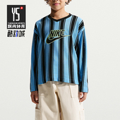 Nike 412 T恤IF2304 耐克正品 Sportswear大童透气网眼球衣运动长袖