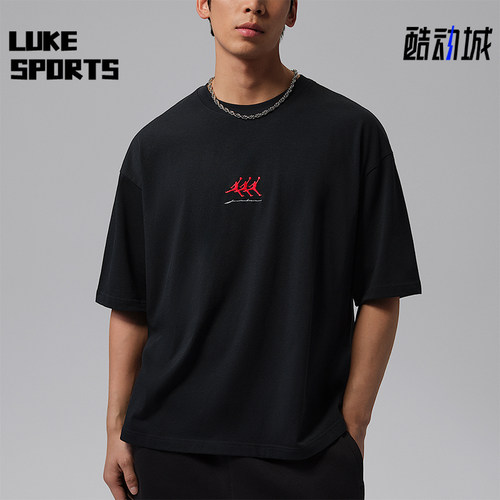Nike/耐克正品Jordan Flight男士宽松印花经典短袖T恤IF3134-010