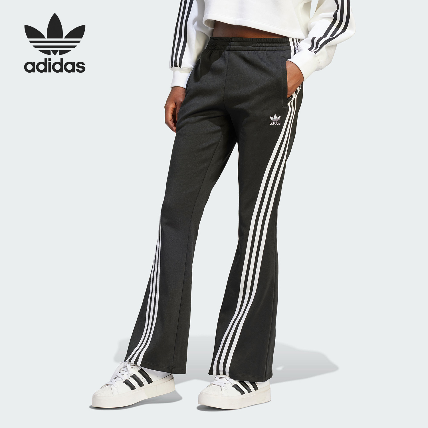 休闲长裤Adidas时尚修身