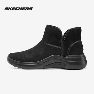 Skechers/斯凯奇新款女子一脚蹬复古运动保暖休闲靴子