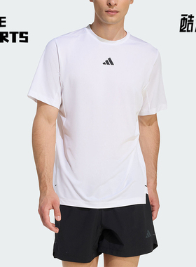 Adidas/阿迪达斯正品2026年男士简约休闲经典运动短袖T恤KE9934