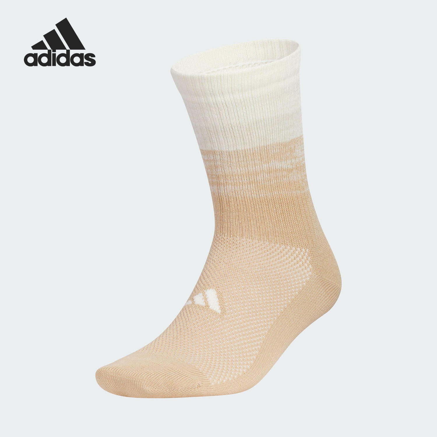 阿迪达斯男女针织运动中筒袜