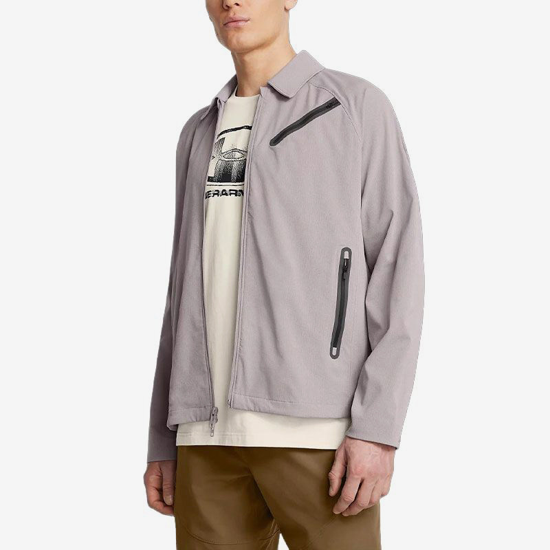 UA/安德玛正品Unstoppable Airvent Jkt男士翻领夹克1383029-015