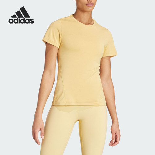 Adidas/阿迪达斯官方正品当季新款女士训练健身短袖T恤IU1125