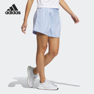 女子运动休闲短裤 Adidas HY2854 SHORT WVN 阿迪达斯官方正品 GFX