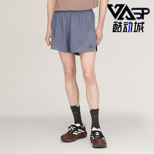 Adidas/阿迪达斯正品ADI365新款男灰蓝色经典跑步运动短裤KF5707