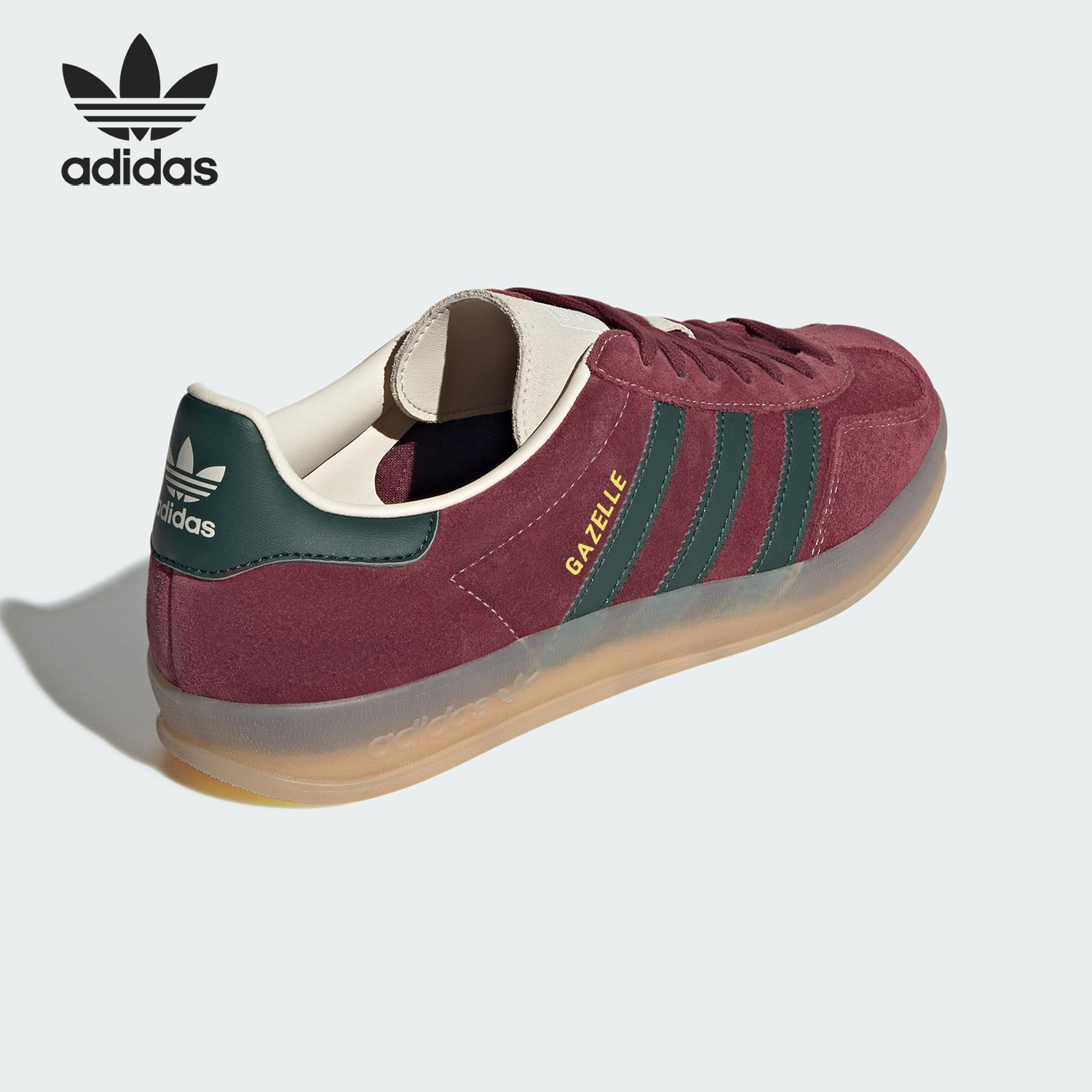 Adidas/阿迪达斯官方正品三叶草男女经典复古系带低帮板鞋JH5403