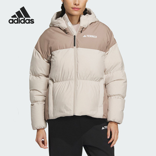 女士户外运动保暖鹅绒羽绒服IM9847 新款 Adidas 阿迪达斯官方正品