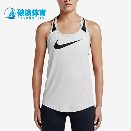 Nike/耐克正品FLOW GRAPHIC女士运动训练背心T恤726453-100