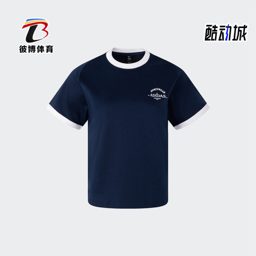 阿迪达斯女士简约短袖T恤