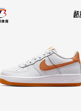 Nike/耐克正品Air Force 1 GS女子大童经典透气板鞋FV5948-122