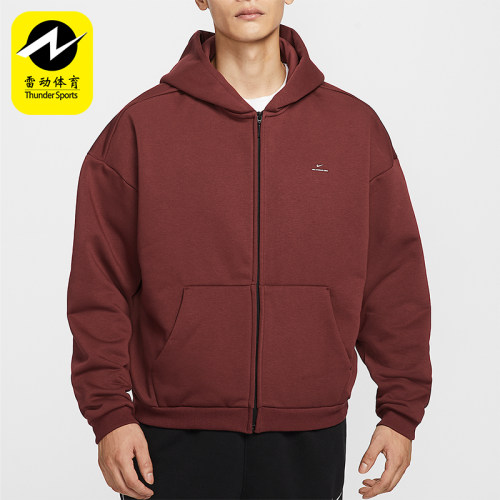 Nike/耐克正品Therma-FIT男士运动宽松连帽拉链外套IO3690-619