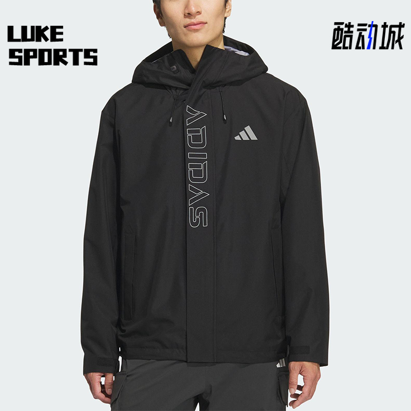 Adidas/阿迪达斯正品V WV JKT男女休闲连帽宽松运动外套KF5214