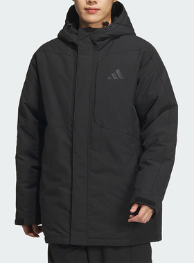 Adidas/阿迪达斯正品新款男士防泼水户外运动羽绒服JY4213