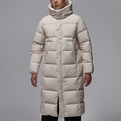 Nike/耐克正品JORDAN男士休闲保暖长款连帽运动羽绒服FV7270-104