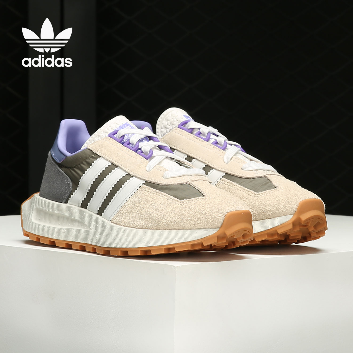 Adidas/阿迪达斯官方正品三叶草RETROPY E5 男女休闲跑步鞋GY1034